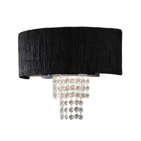 Nerissa Crystal Wall Lights Diyas Shaded Wall Lights Nerissa Crystal Wall Lights Diyas Shaded Wall Lights